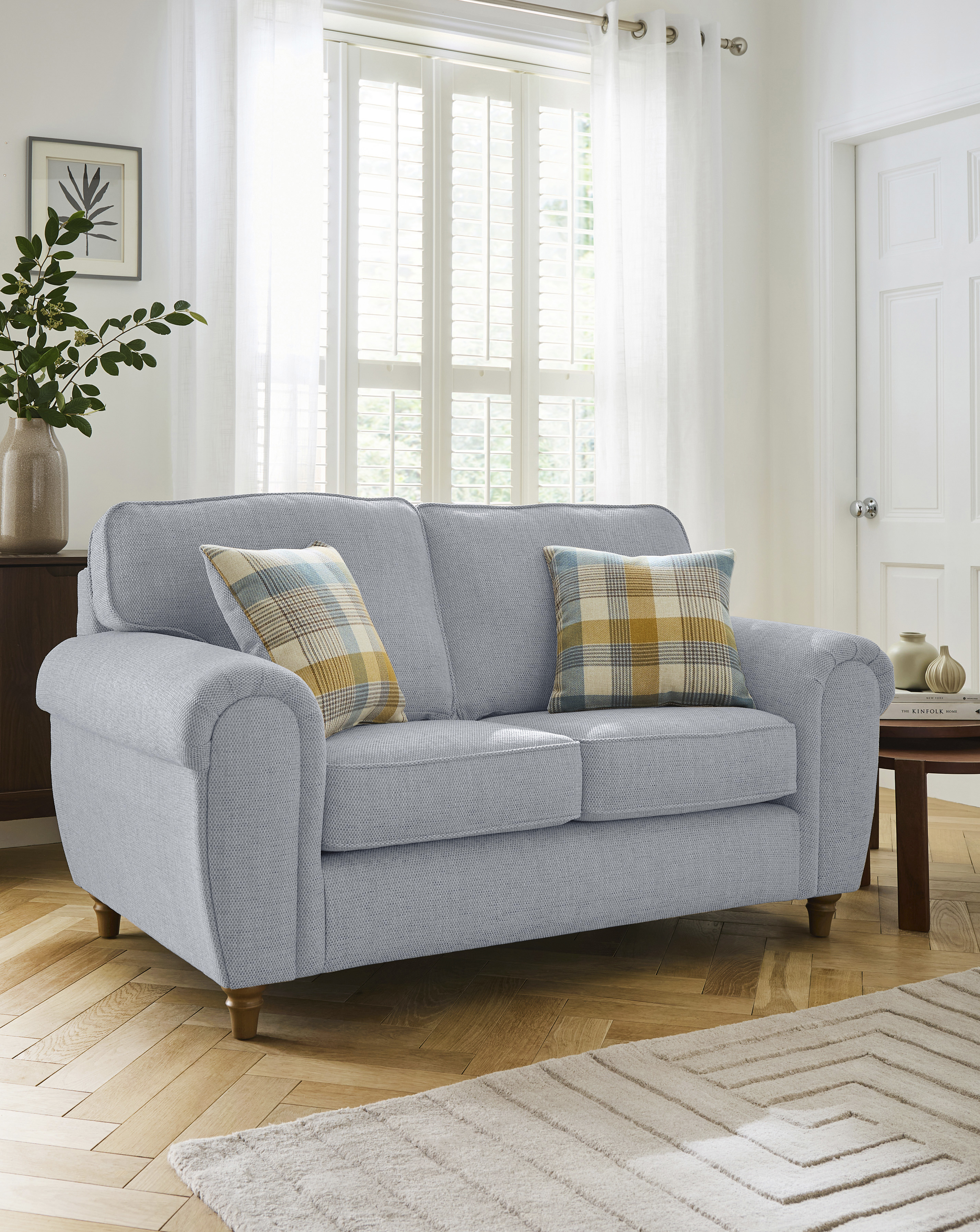 Edgar Fabric 2 Seater Sofa