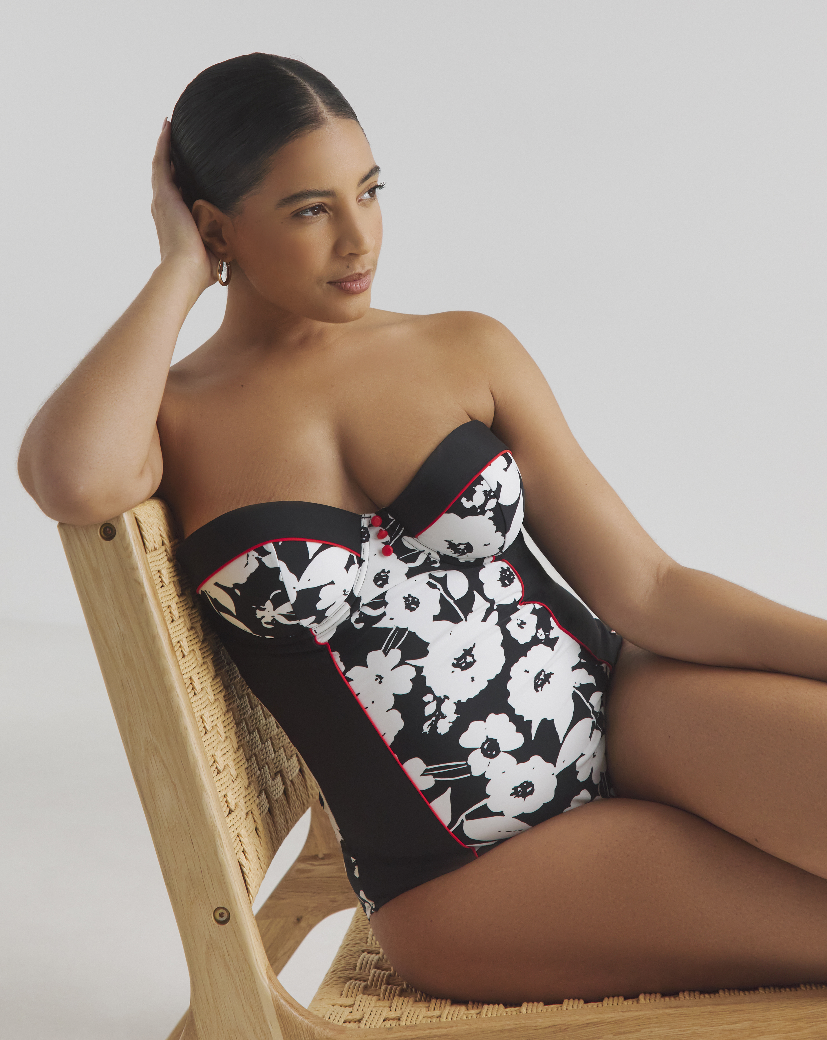 Joe Browns Mono Print Wired Swimsuit