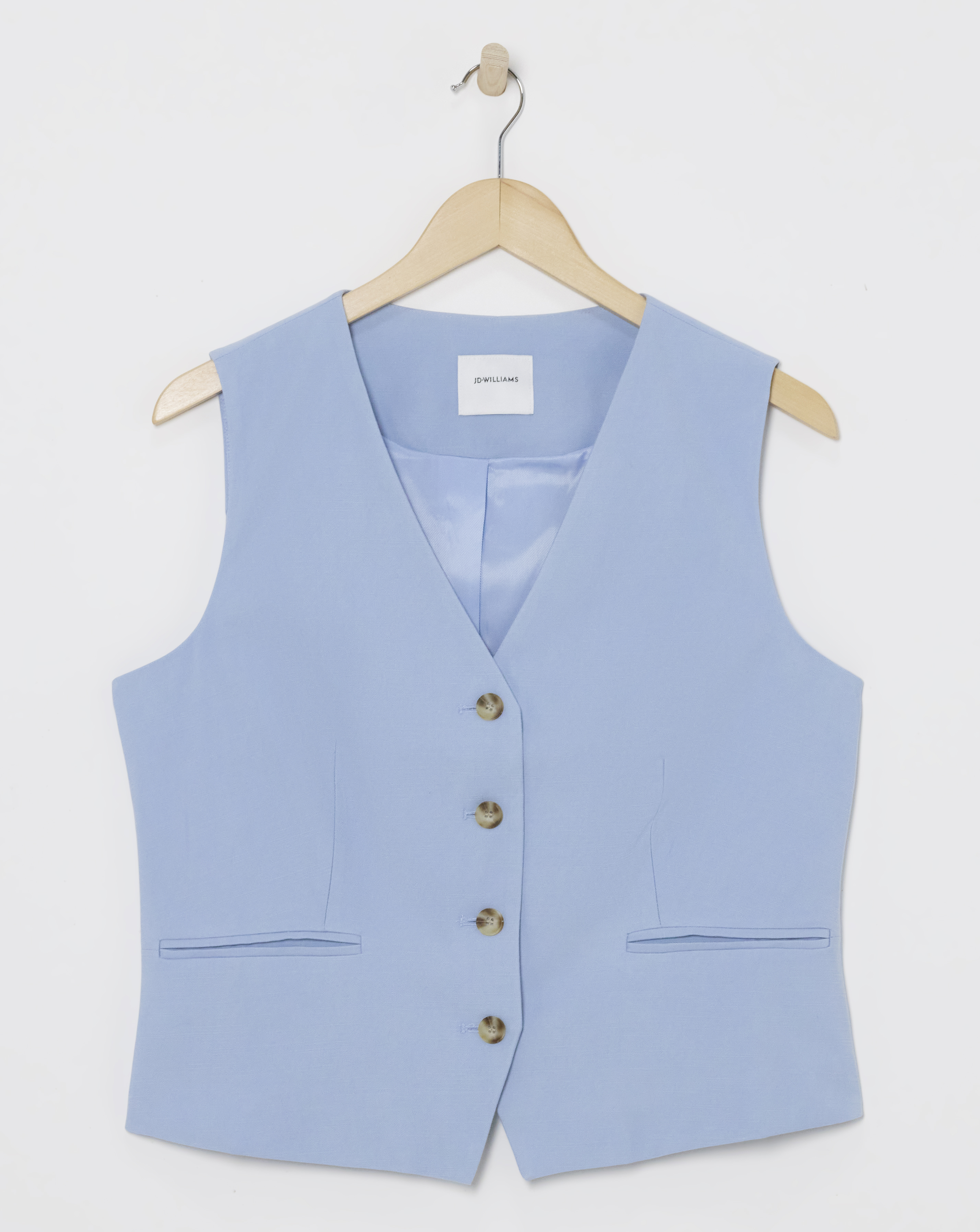 Washed Textured Waistcoat