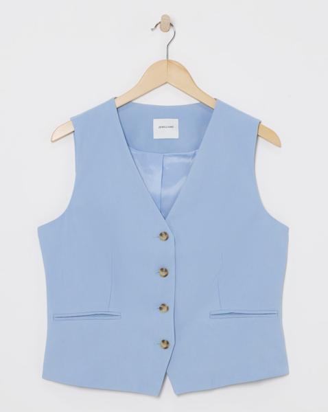 Washed Textured Waistcoat