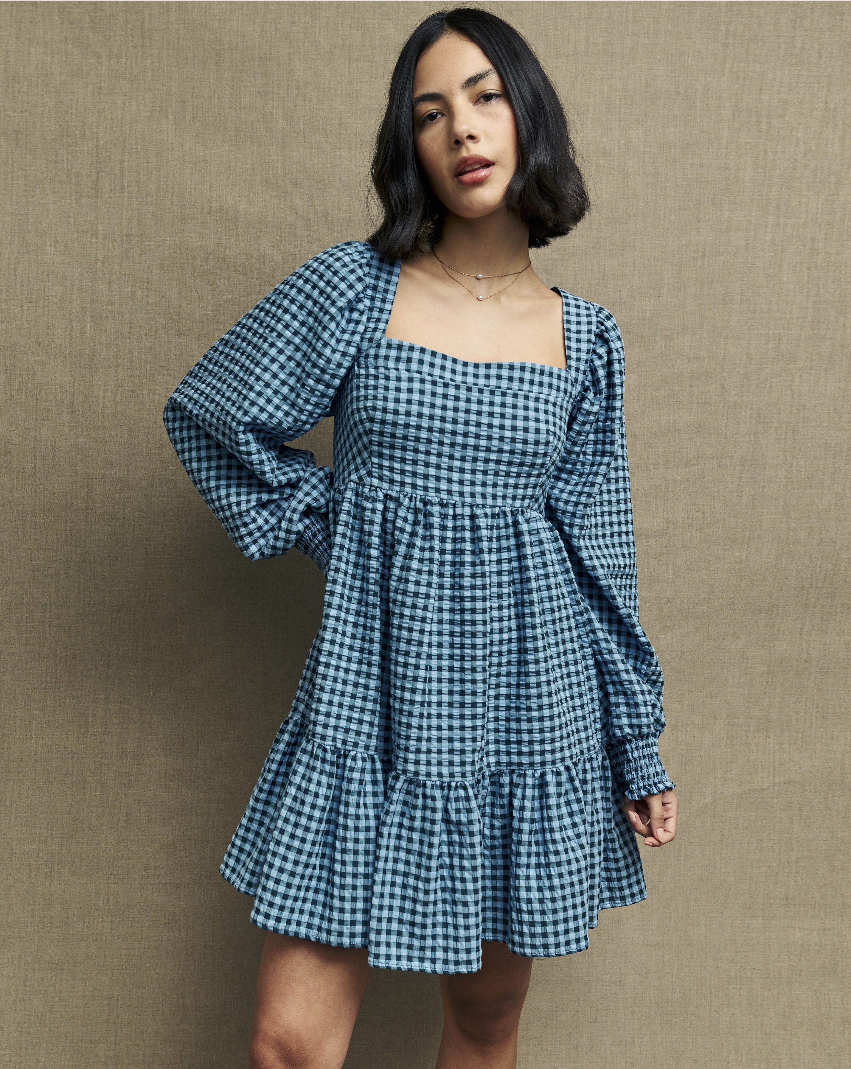 Nobody's Cild Ayla Gingham Dress