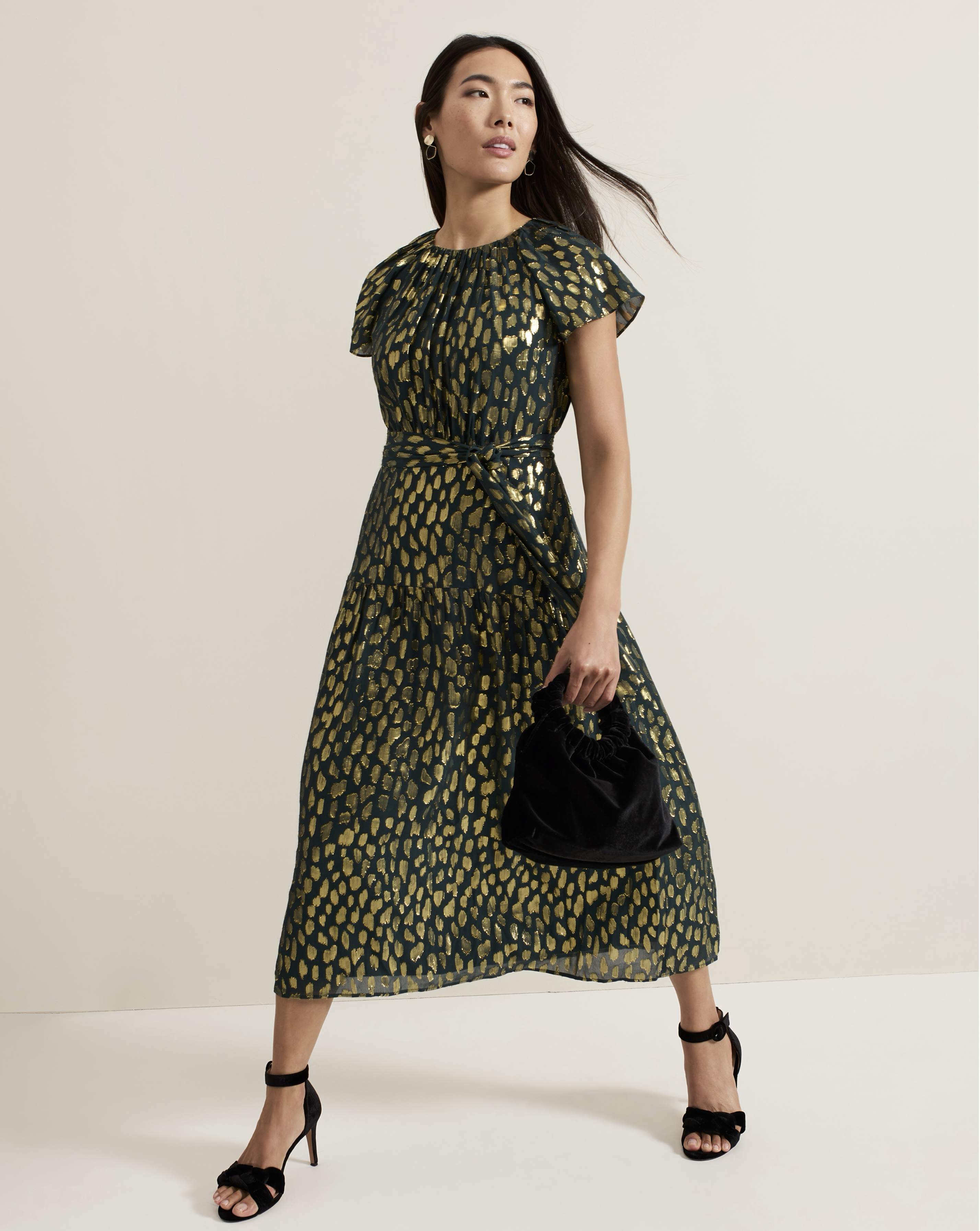 Phase Eight Shimmer Midi Dress