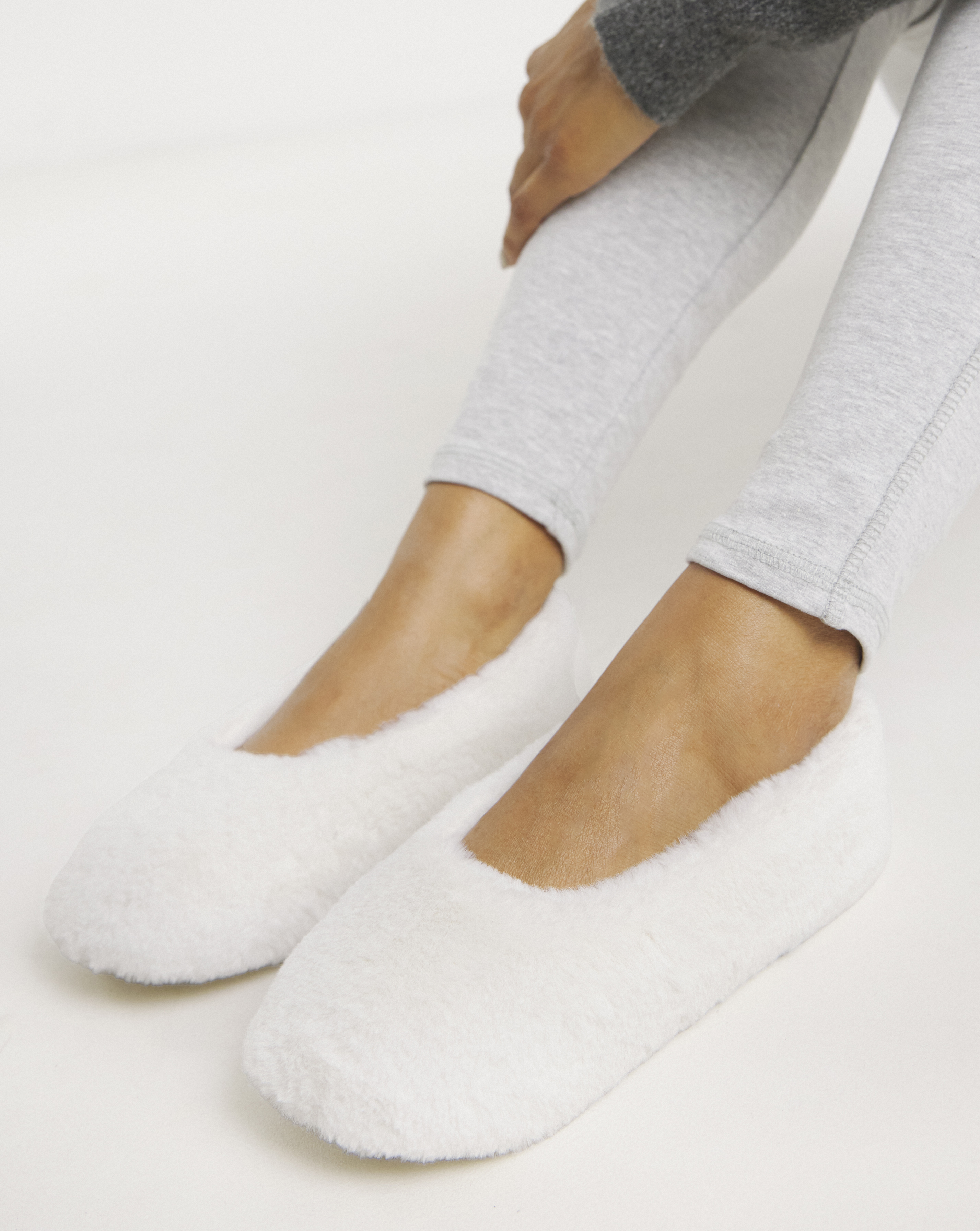 Fluffy Ballerina Slipper Wide