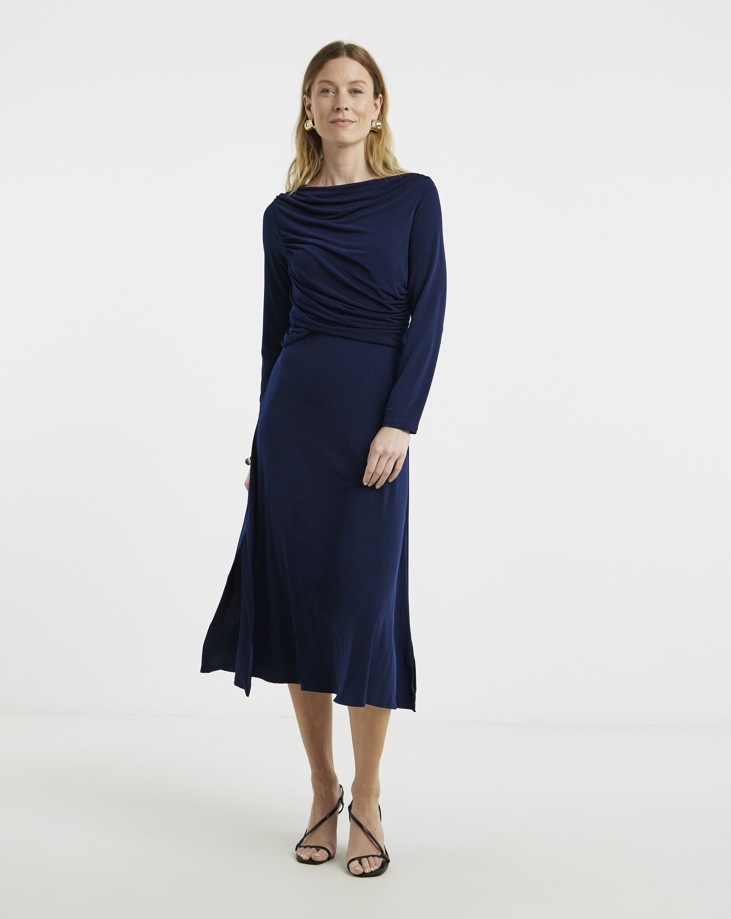 Drape Detail Dress