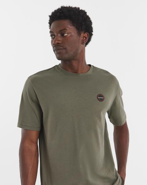 Napapijri Badge Logo T-Shirt - Green