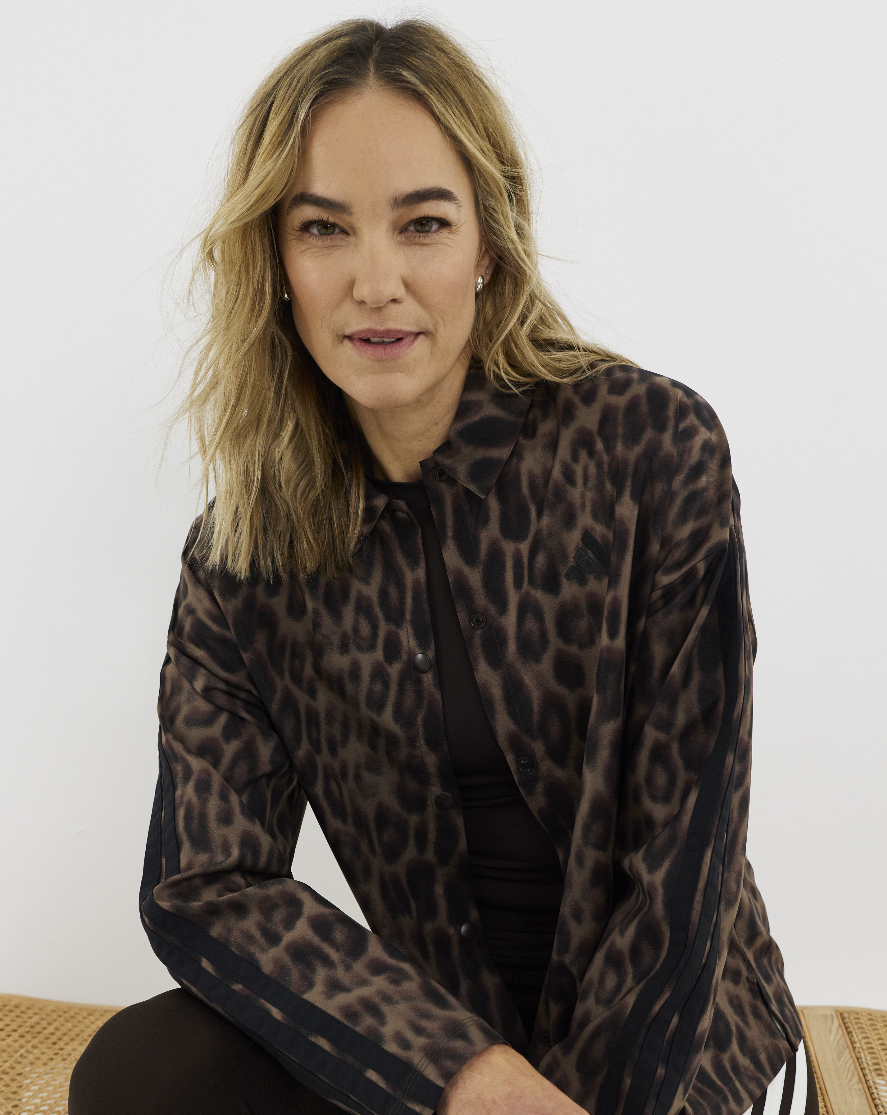 adidas Leopard Print 3 Stripe Jacket