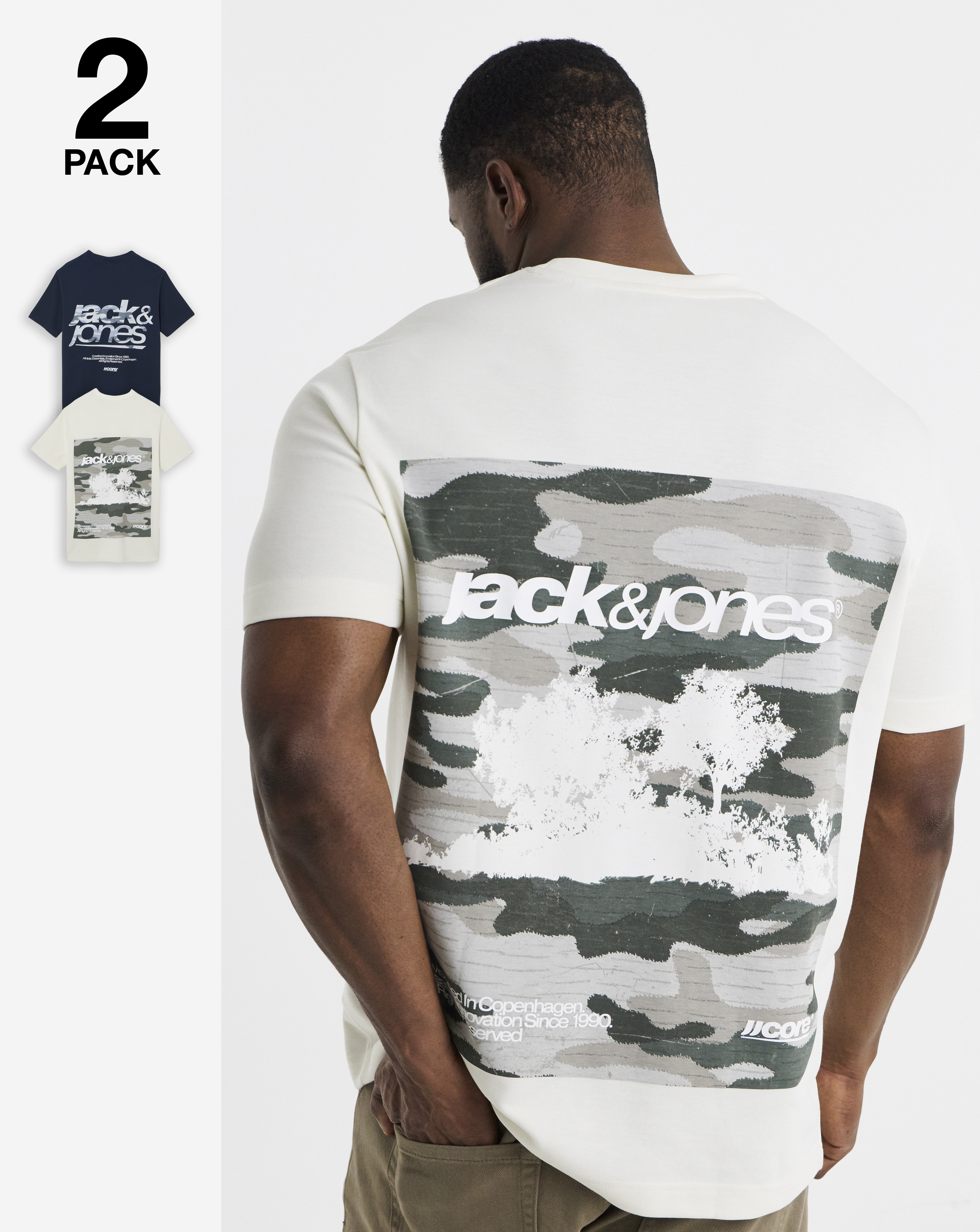 Jack & Jones Breeze 2 Pack T-Shirt