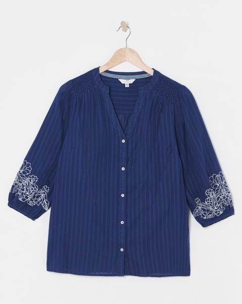 Julipa Embroidered Sleeve Blouse