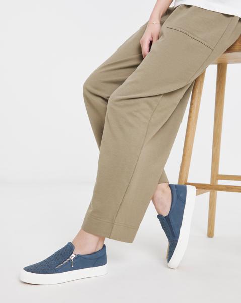 Zip Detail Slip on Trainer EEE Fit