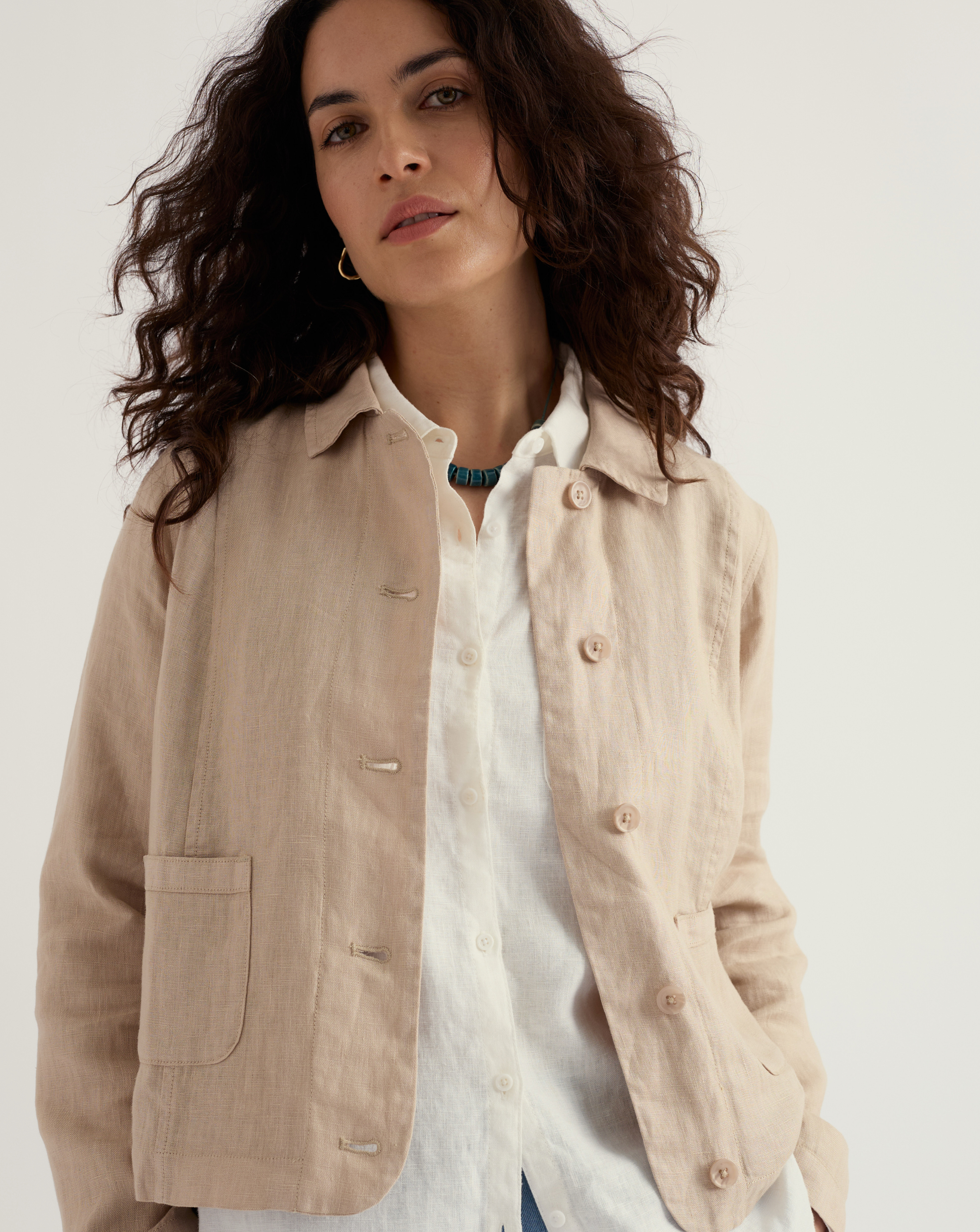 Seasalt Cream Cornwall Arame Jacket - Size 16
