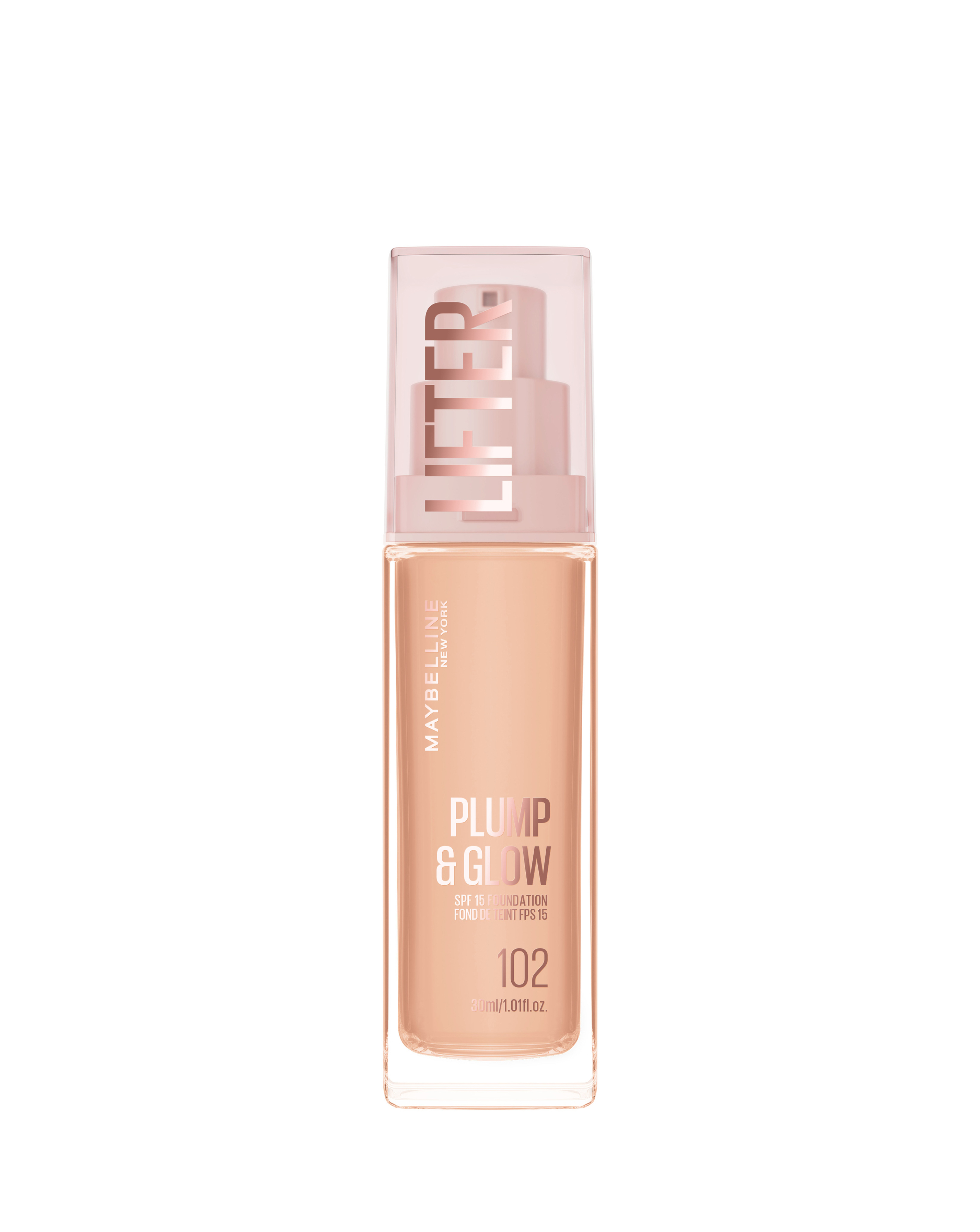 Maybelline Plump & Glow Foundation #102
