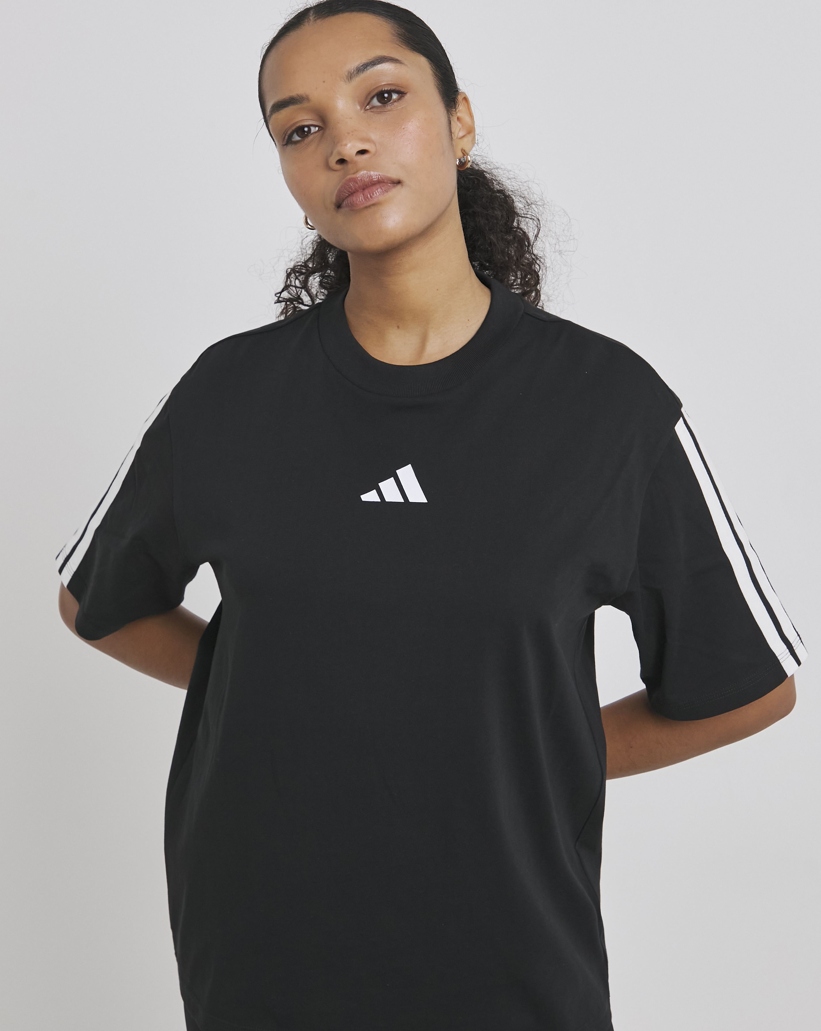 adidas 3 Stripes Boyfriend T-Shirt