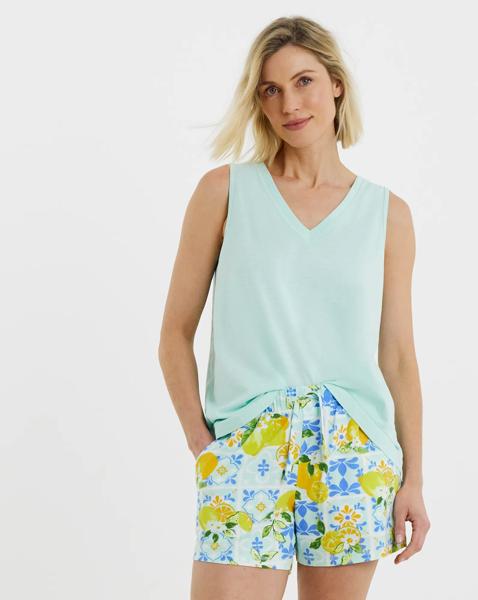 JD Williams Cotton Vest Shortie Set