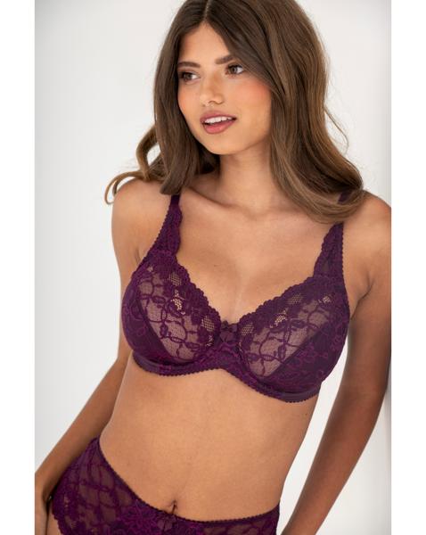 Pour Moi Rosalind Full Cup Bra Plum