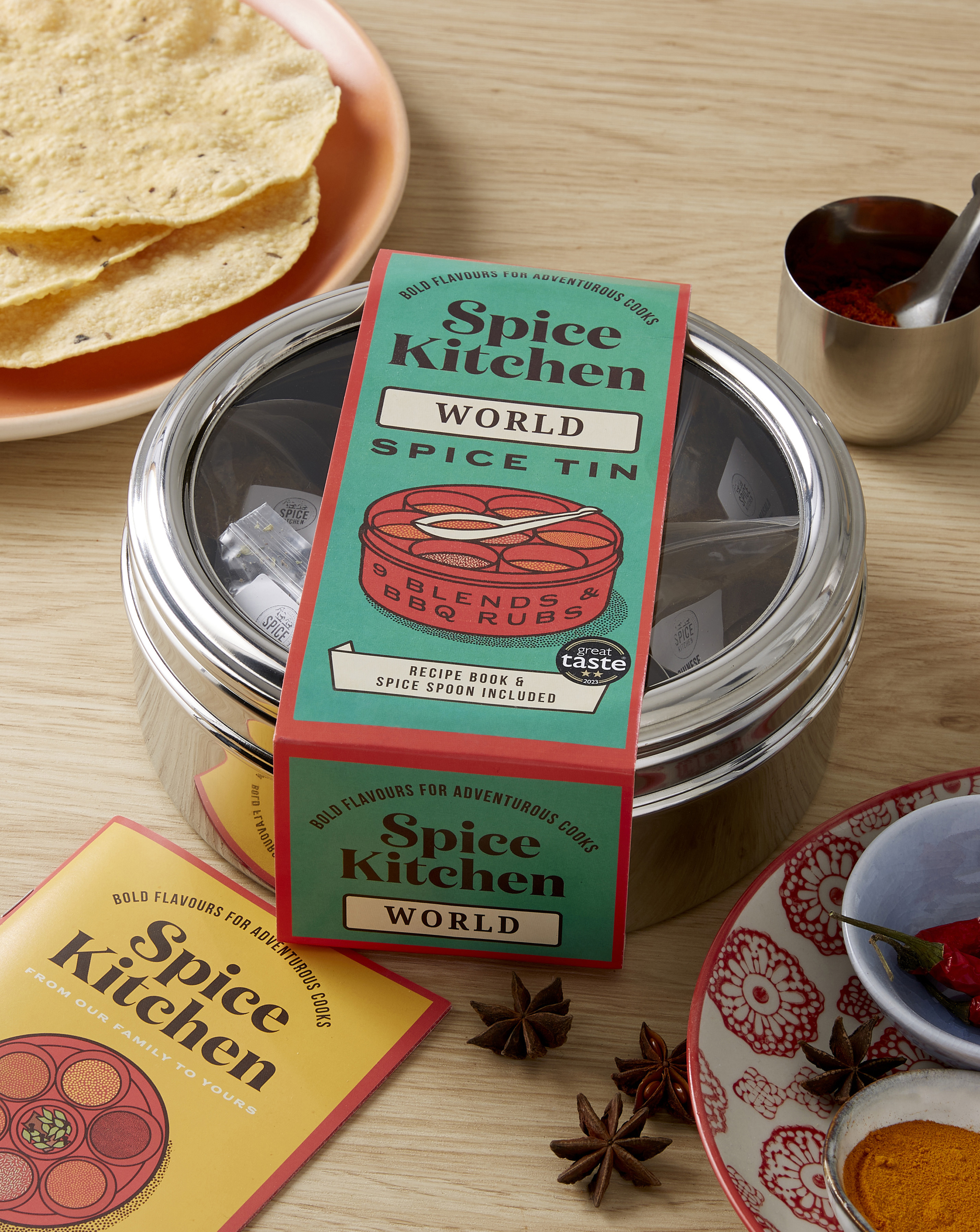 Spice Kitchen World Tin