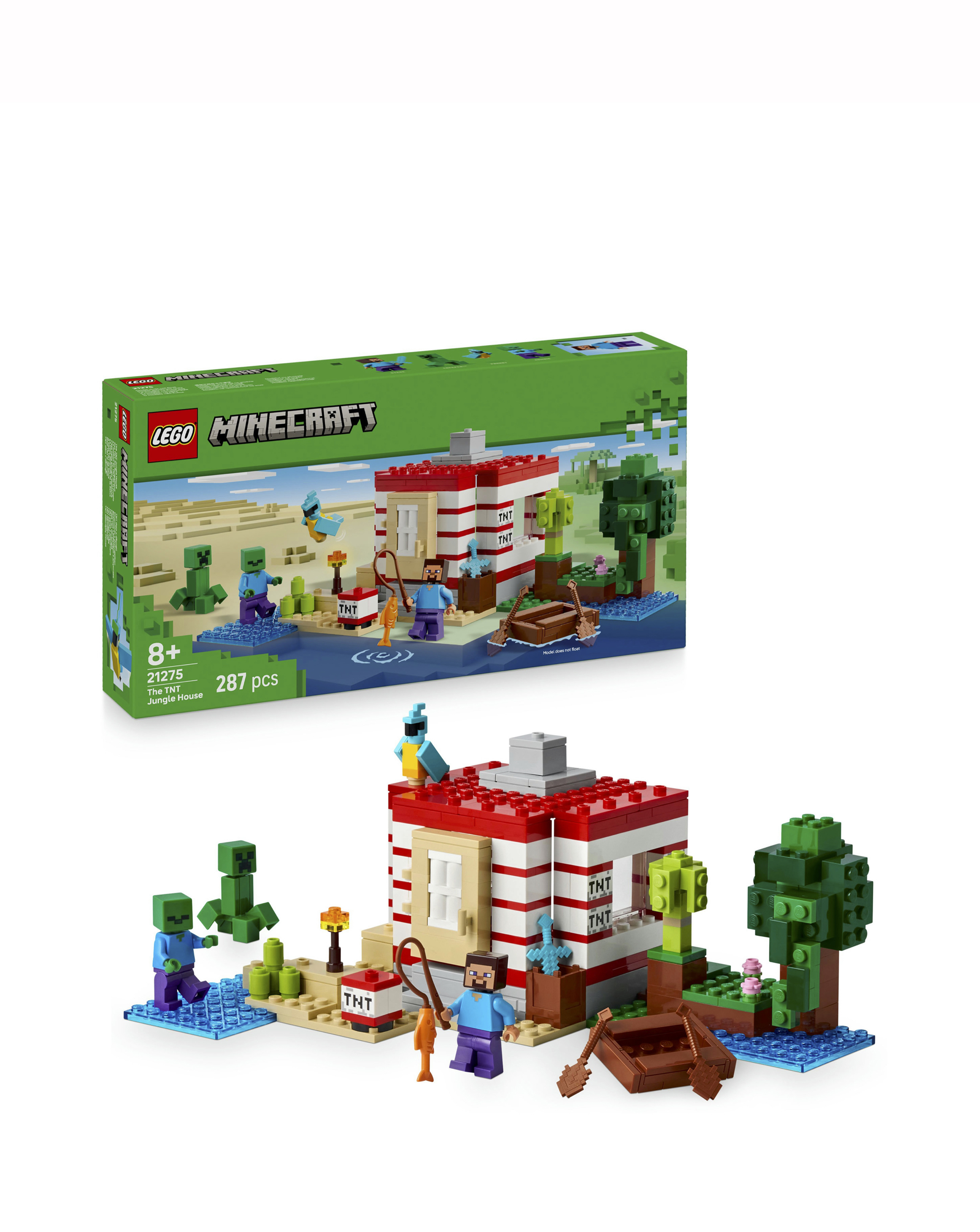 LEGO Minecraft The TNT Jungle House Video Game Collectible