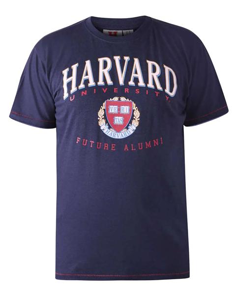 New In - D555 Stapleford Harvard Print T-Shirt