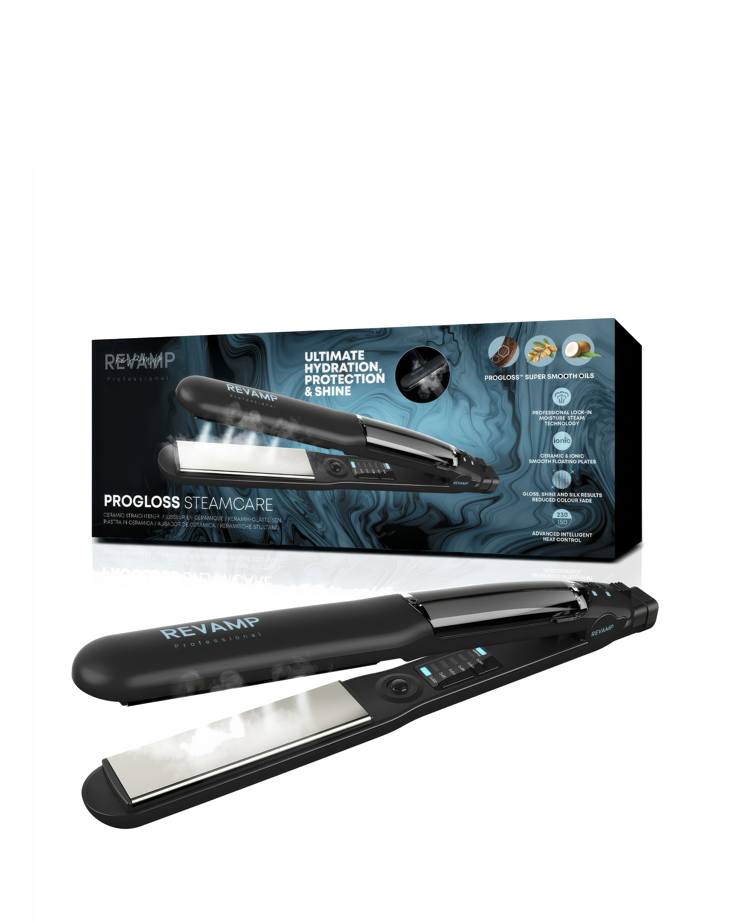 Progloss Steamcare Ceramic Straightener