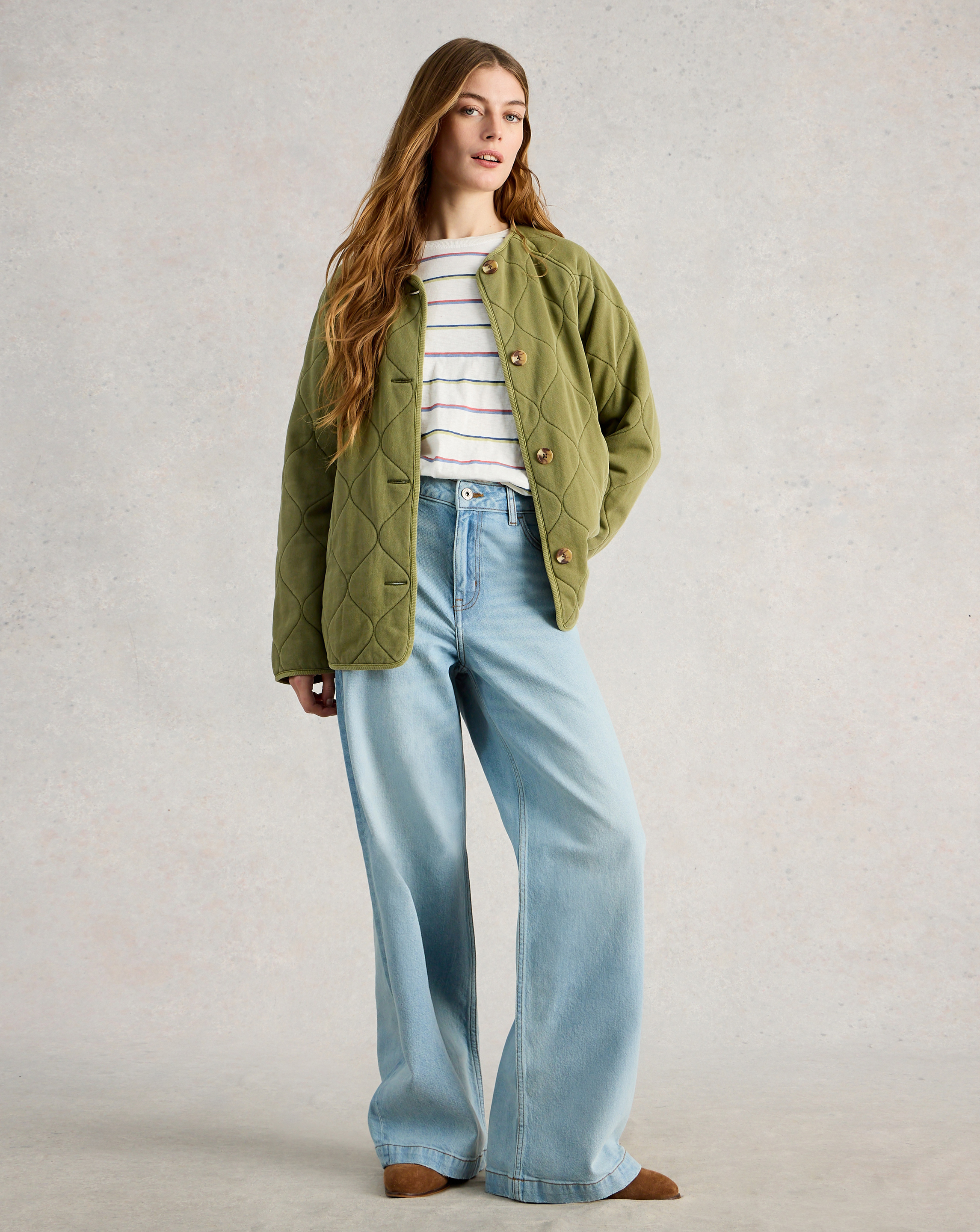 White Stuff Wide Leg Denim - White Stuff - Size: 10