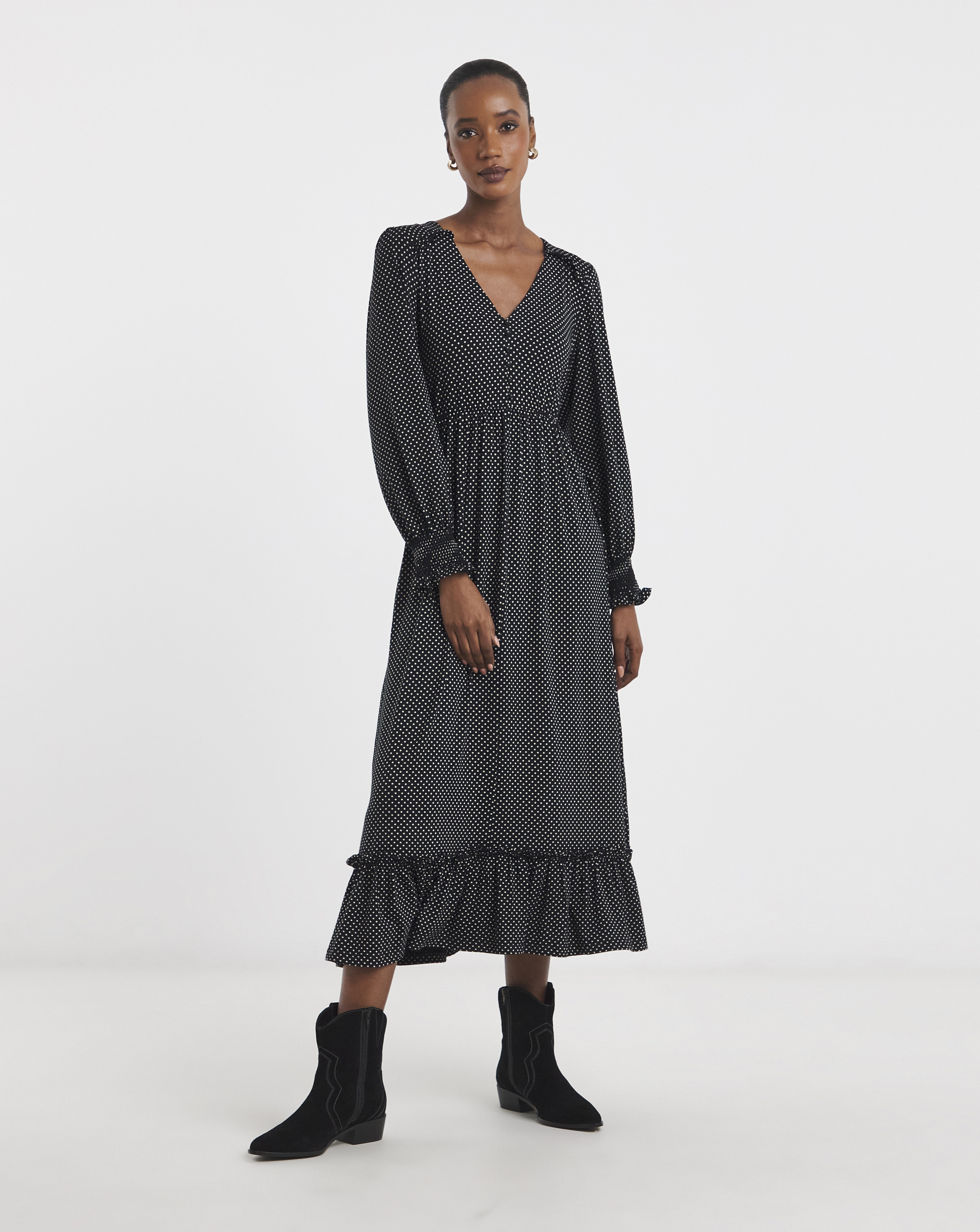 Joe Browns Polka Dot Midaxi Dress