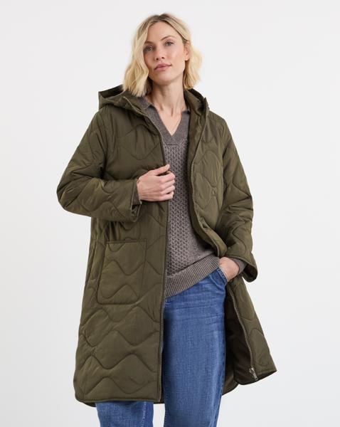 Longline Quilted Coat