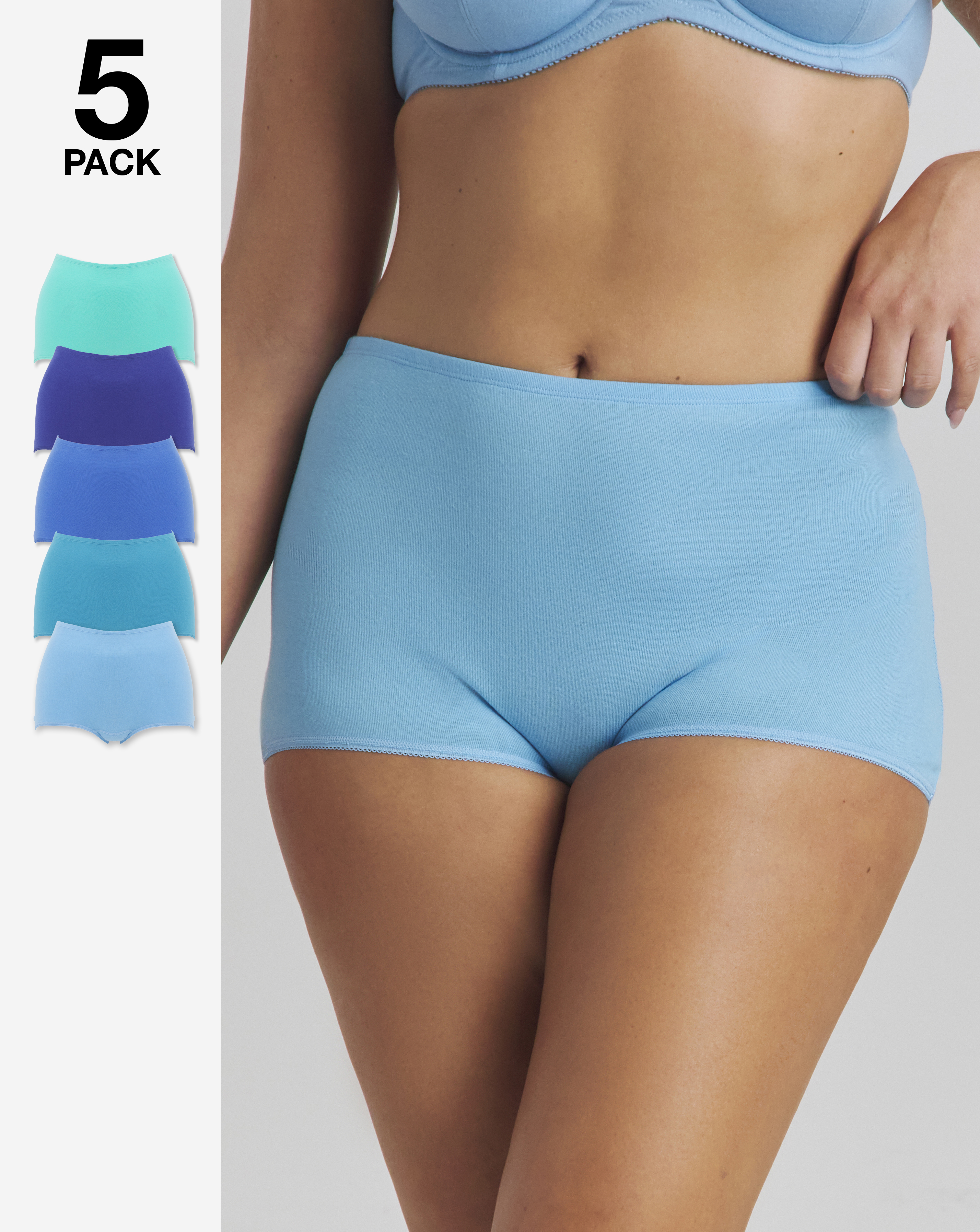 Pretty Secrets 5 Pack Comfort Shorts