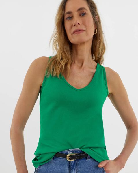 Jersey V-Neck Vest