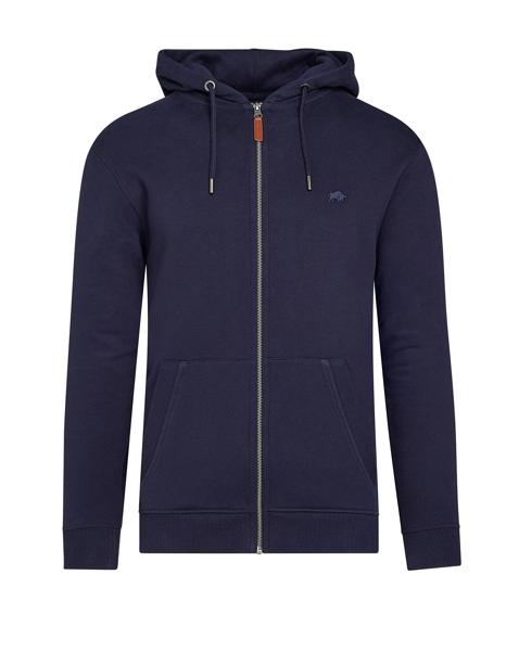 Raging Bull Classic Zip Through Hoodie Navy