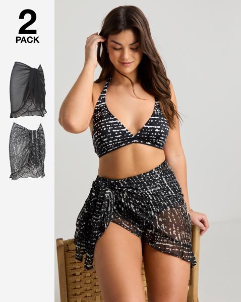 Value 2 Pack Beach Sarongs