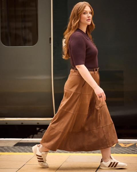 Suedette Skirt