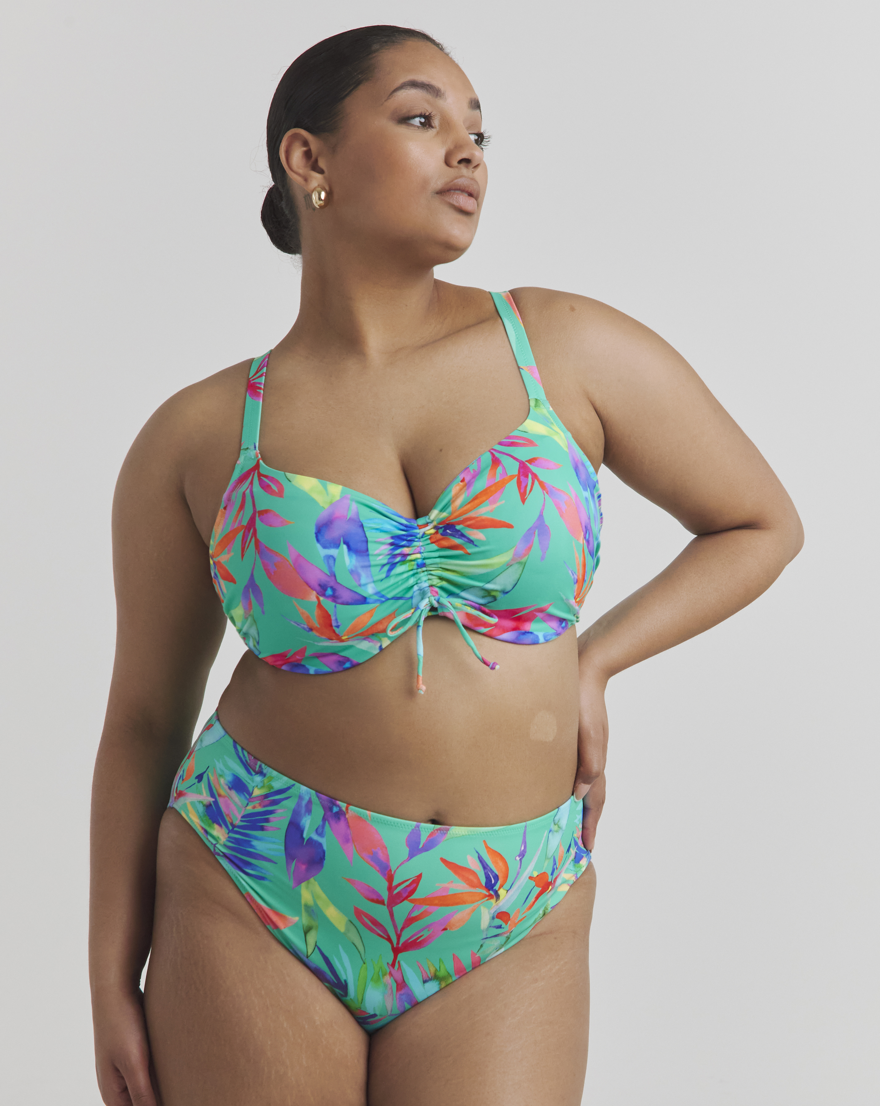 Elomi Toyama Tides Mid Rise Bikini Brief