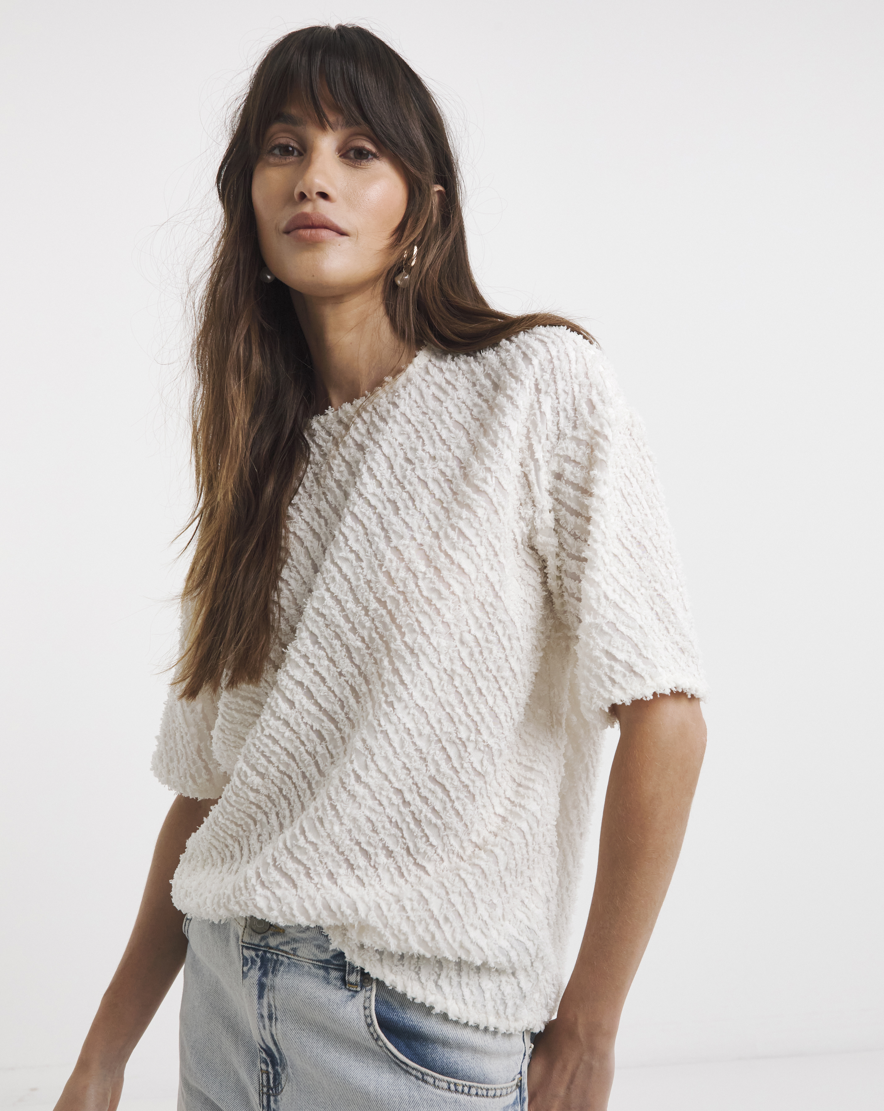 Fringed Boxy Top