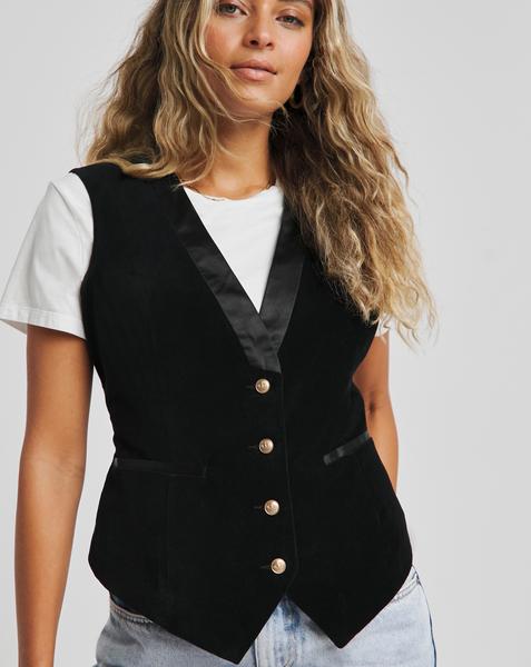 Joe Browns Chloes Velour Satin Waistcoat