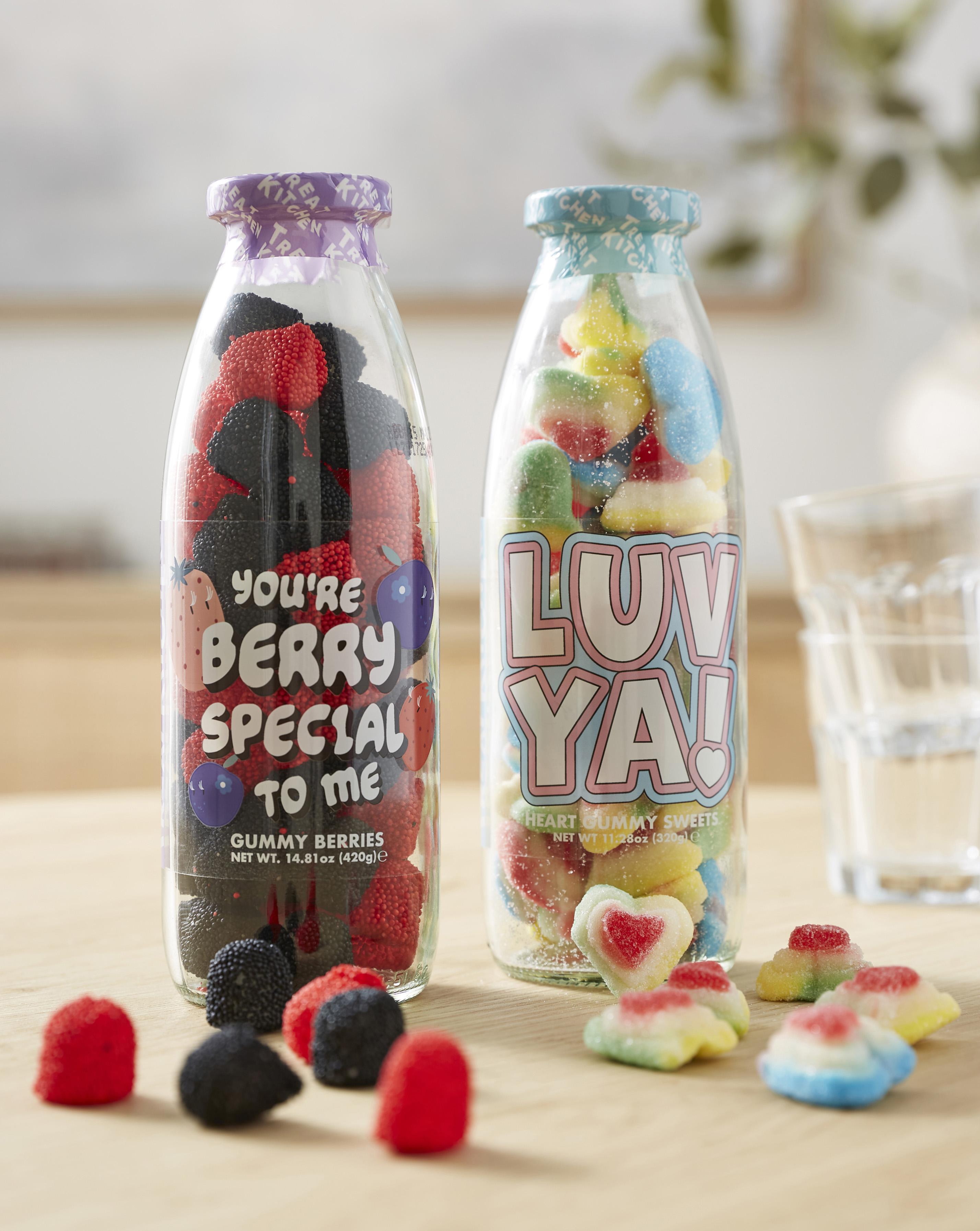 Treat Kitchen Luv Ya & Berry Special Sweet Bottles Duo Pack - Red/Black