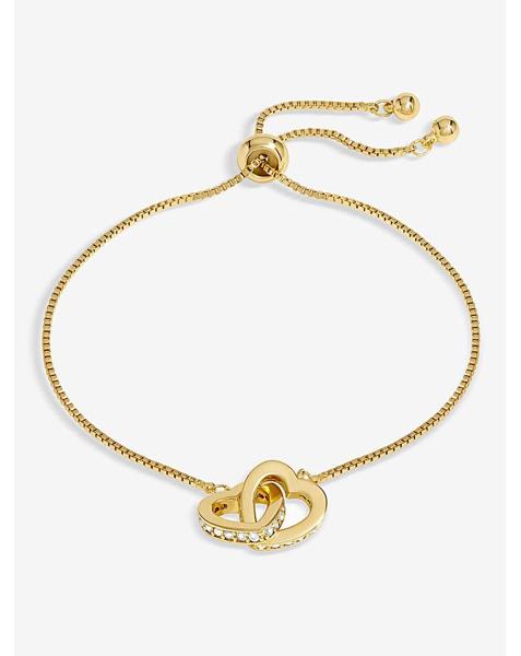 Jon Richard Interlink Heart Bracelet