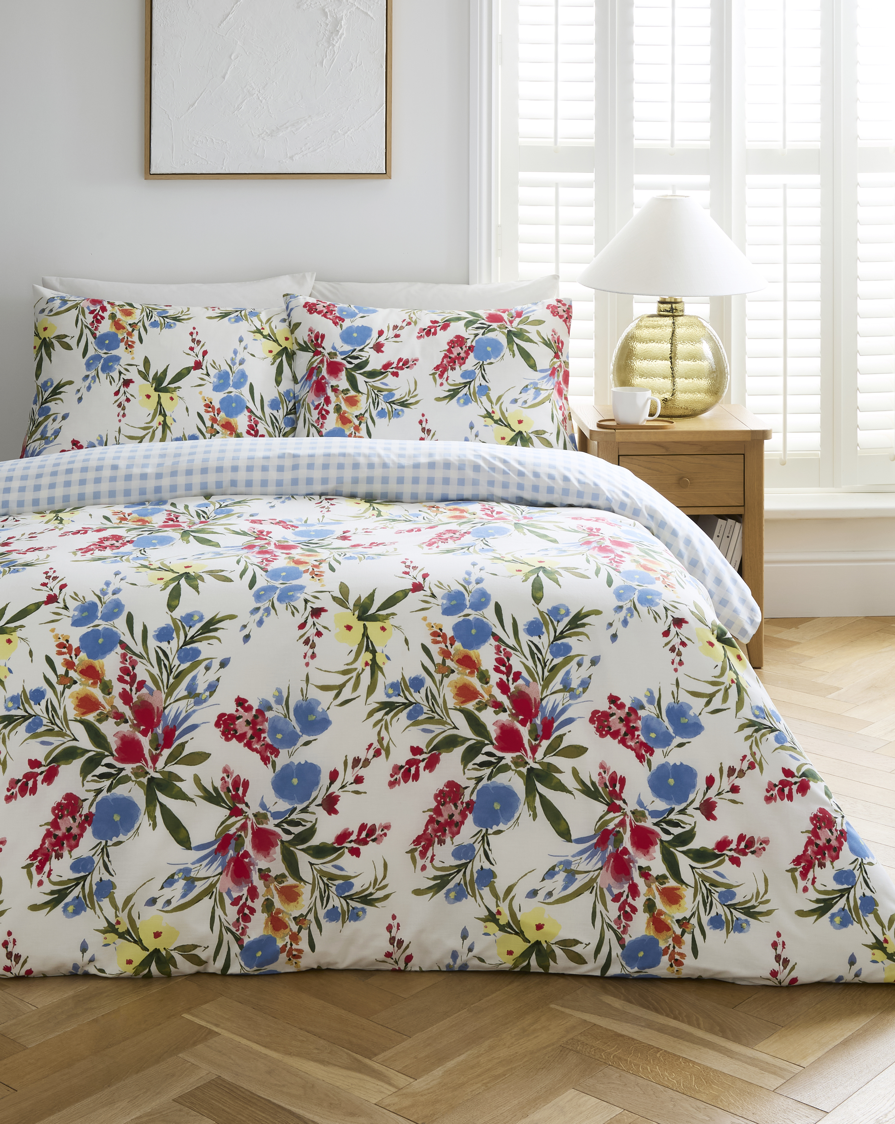 Bonnie Floral Reversible Duvet Cover Set