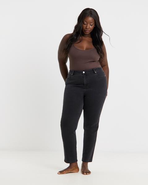 99 1 Black Slim Straight Jeans