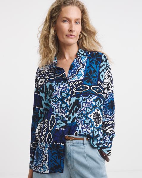 Scarf Print Shirt