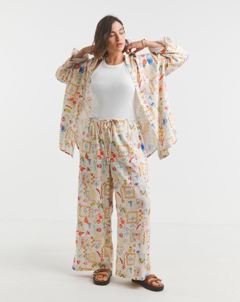 Simply Be Linen Blend Trouser