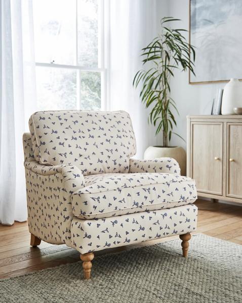 Wisteria Floral Armchair