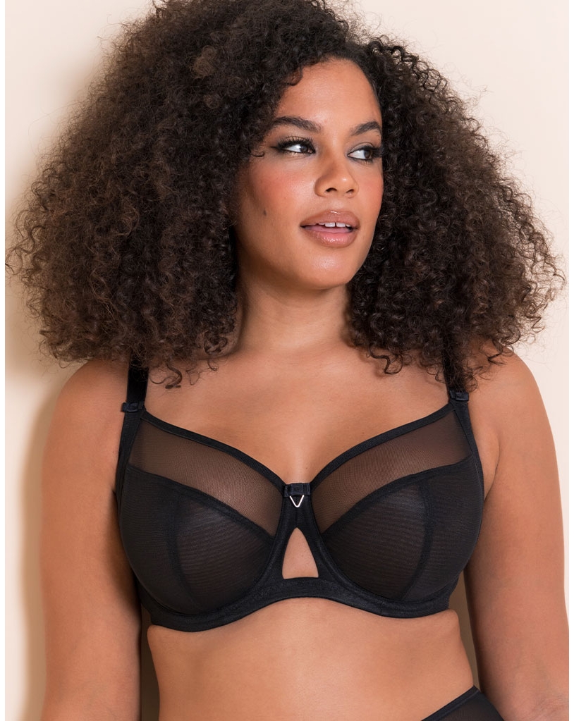 Curvy Kate Women's Black Victory Balcony Wired Bra 38J