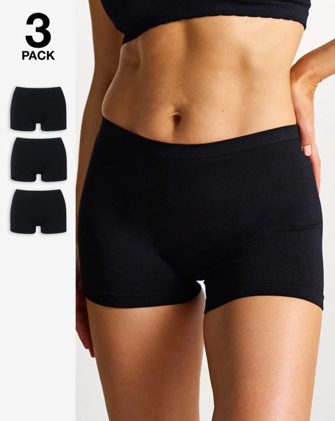 3Pack Seamfree Boy Shorts