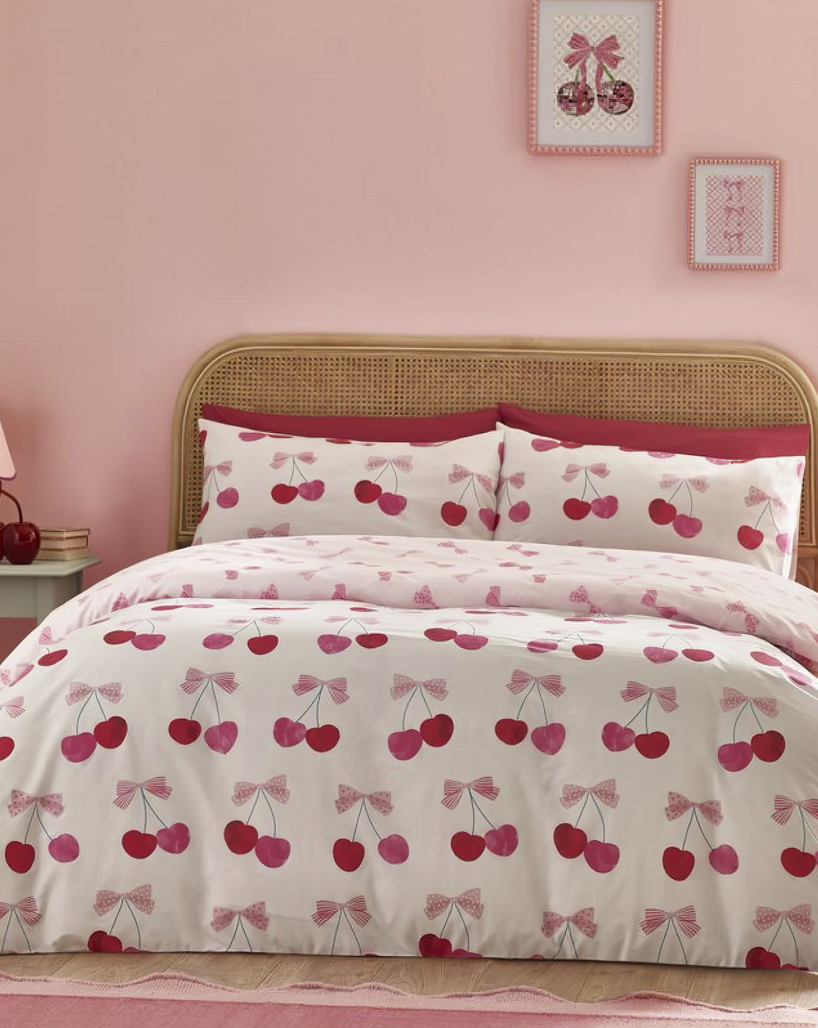 Catherine Lansfield Cherries Duvet Set