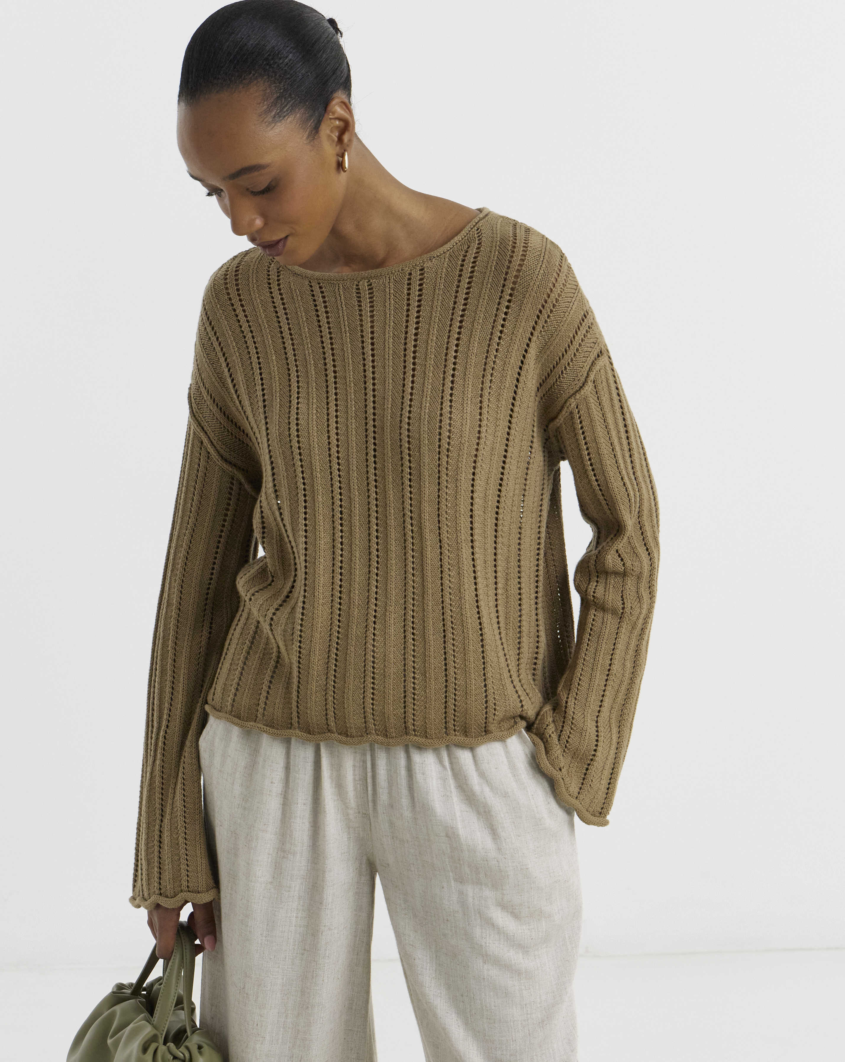 JDY Ophelia Boat Neck Pull Over Knit