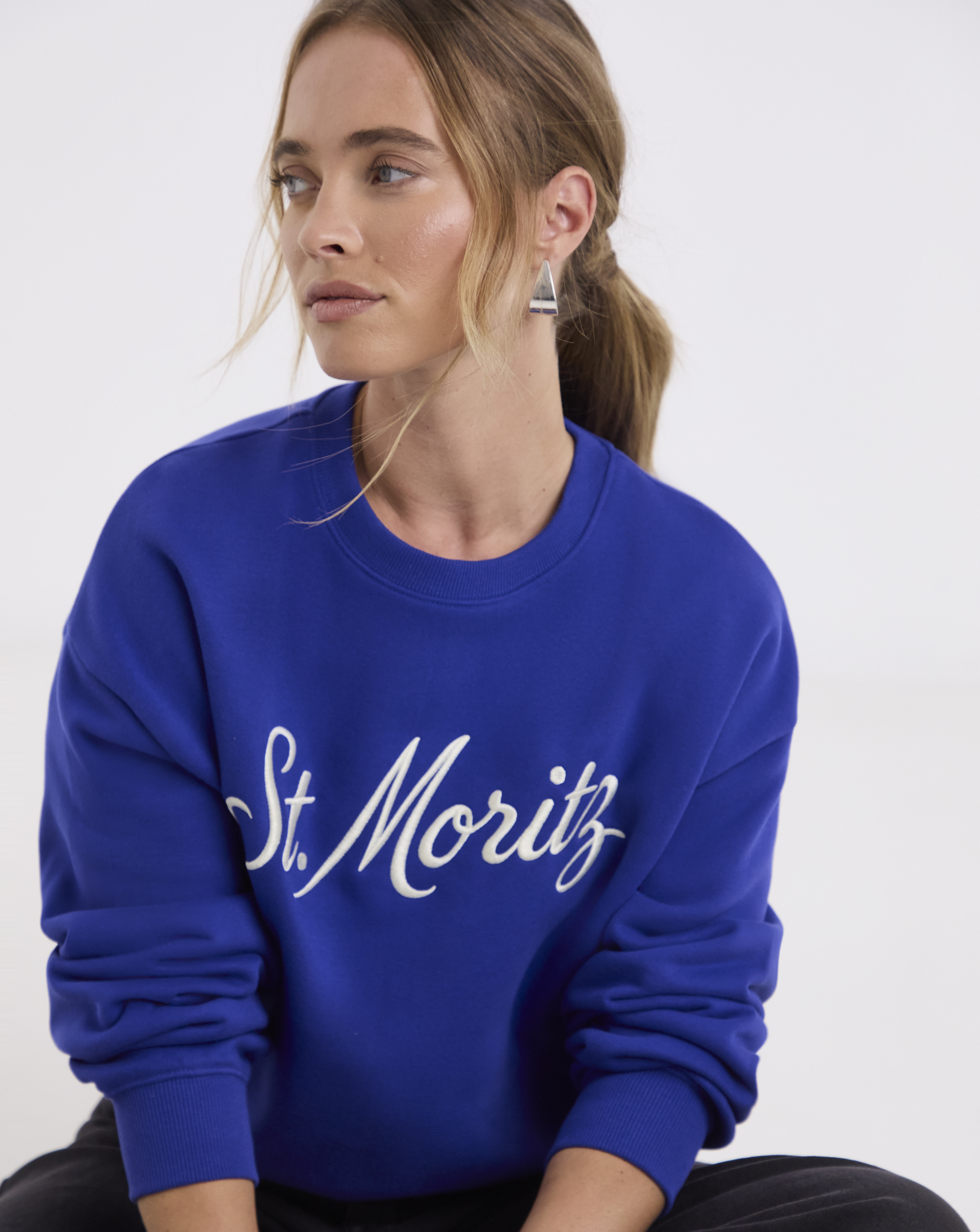 St Moritz Embroidered Sweatshirt