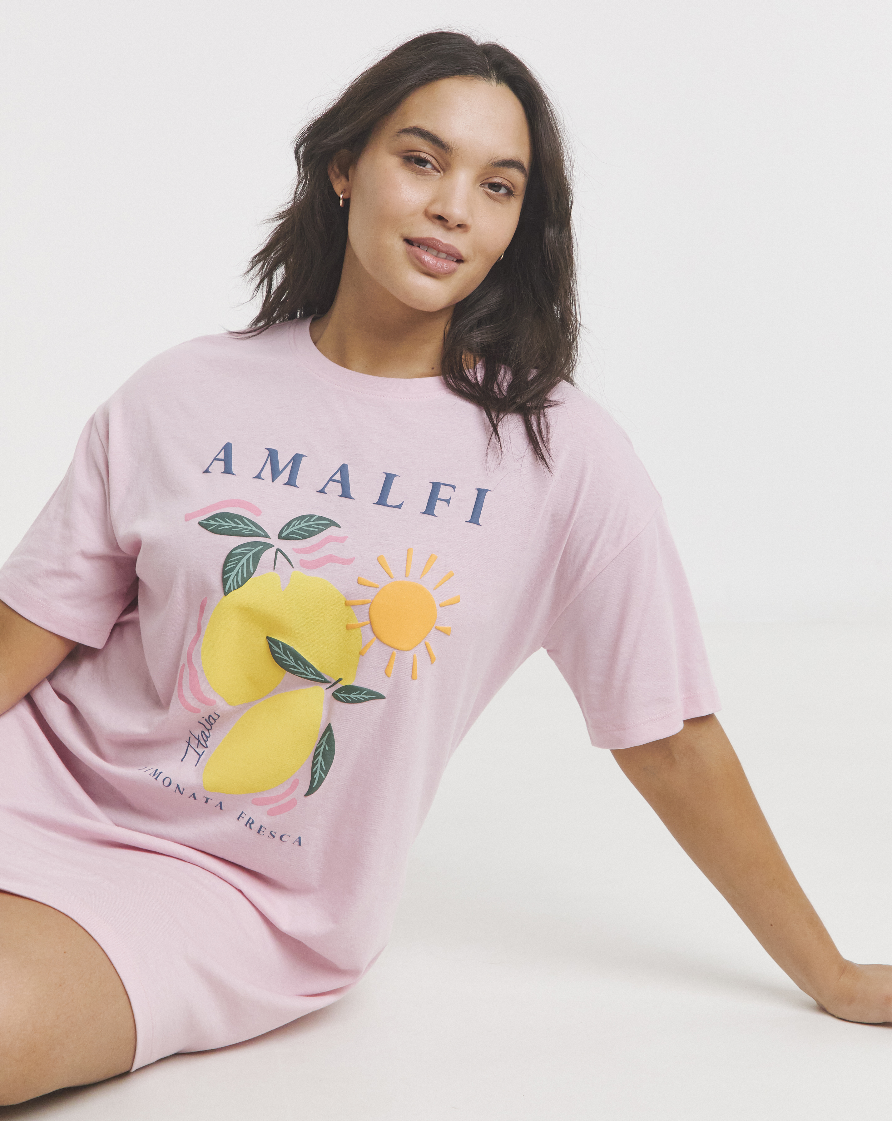 Amalfi Print Value T-Shirt Nightie