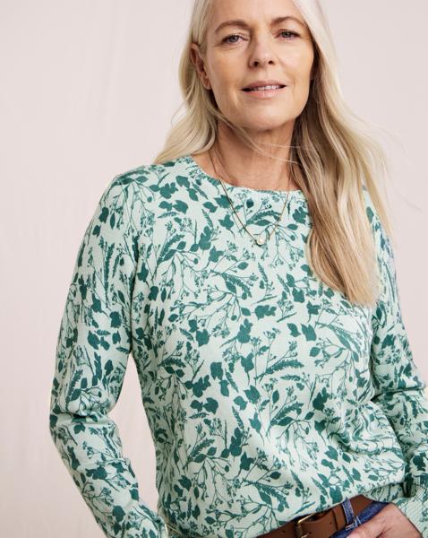 Julipa Printed Crew Neck Jumper