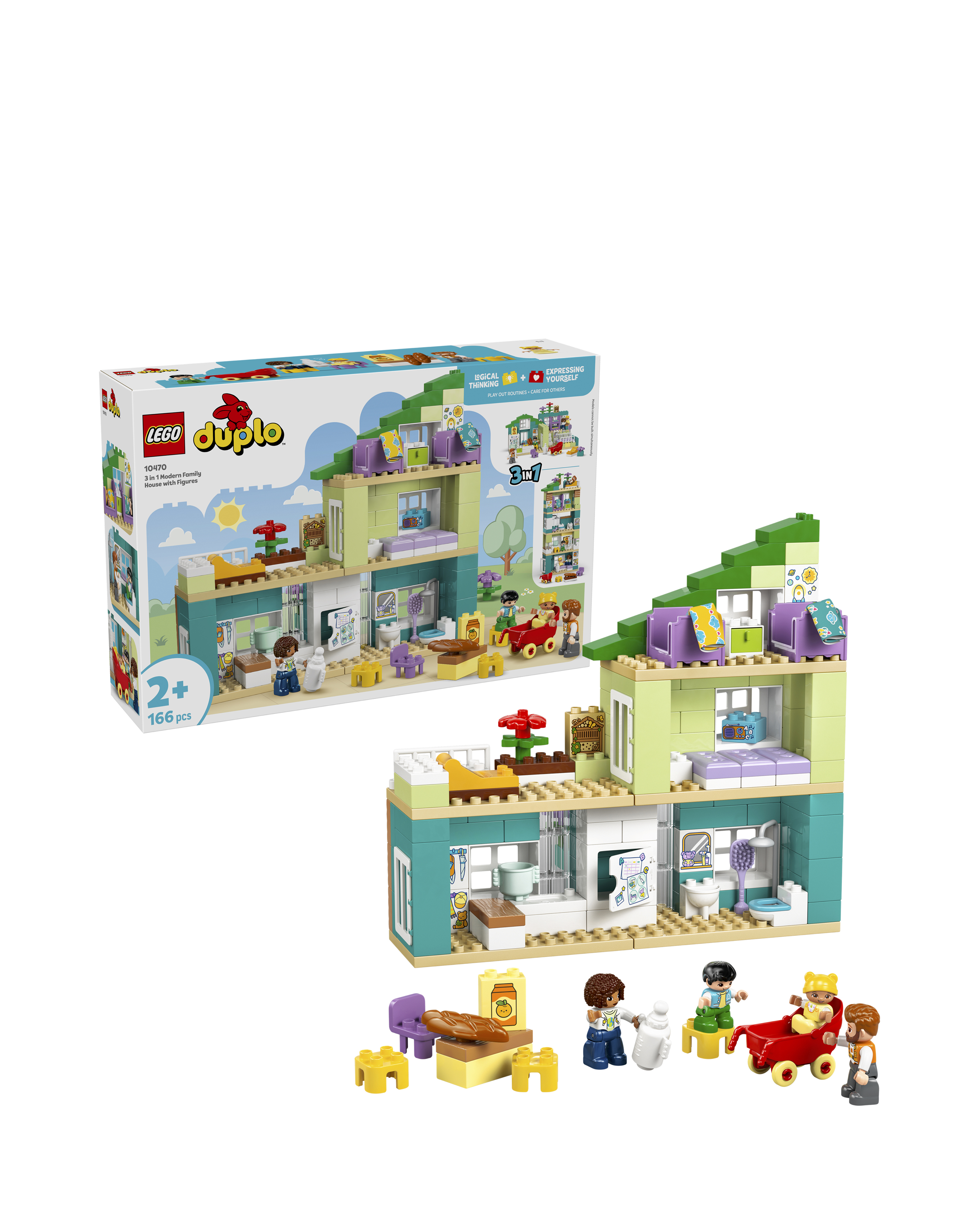 LEGO DUPLO 3 in 1 Modern Family House