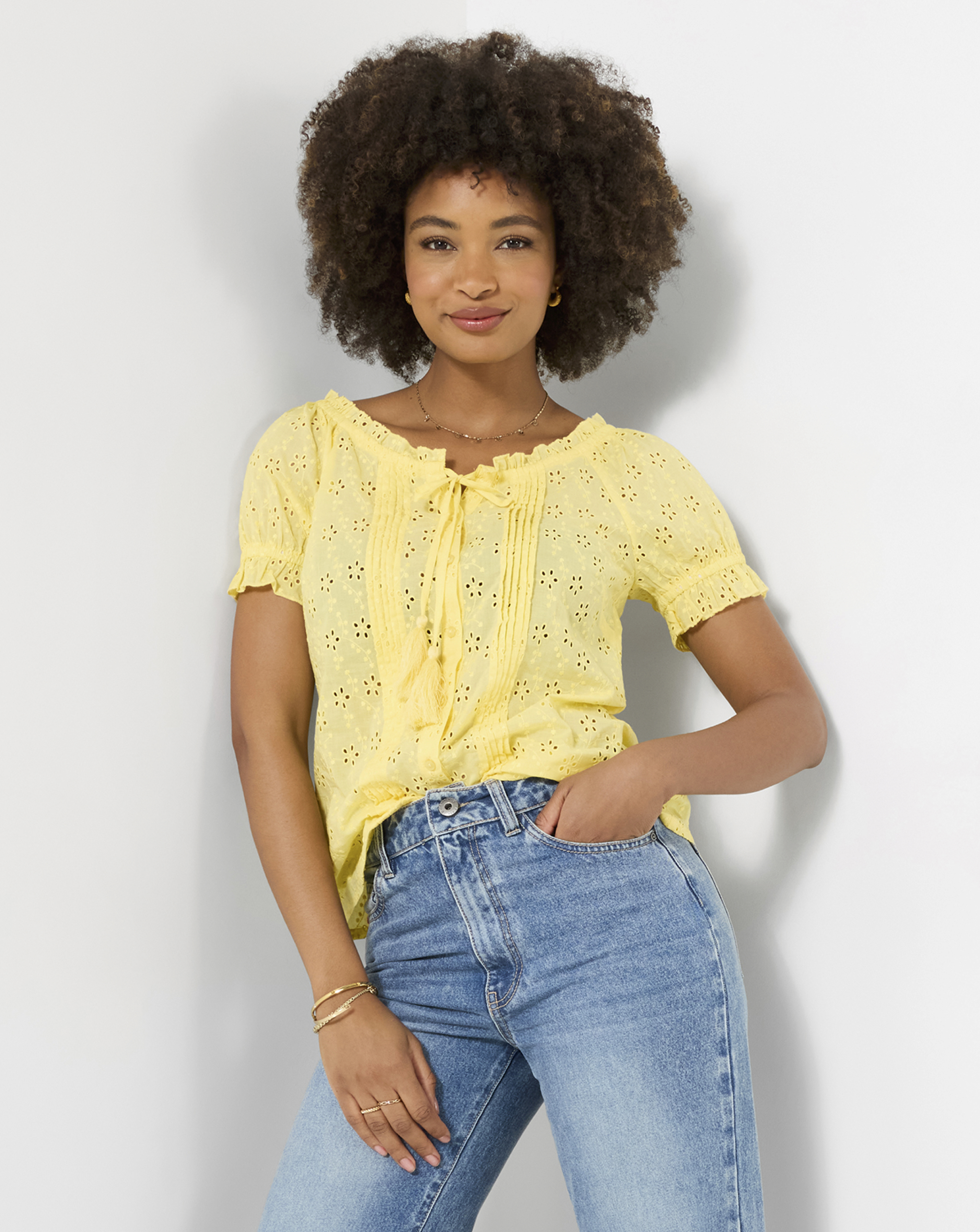 Joe Browns Beautiful Broderie Top