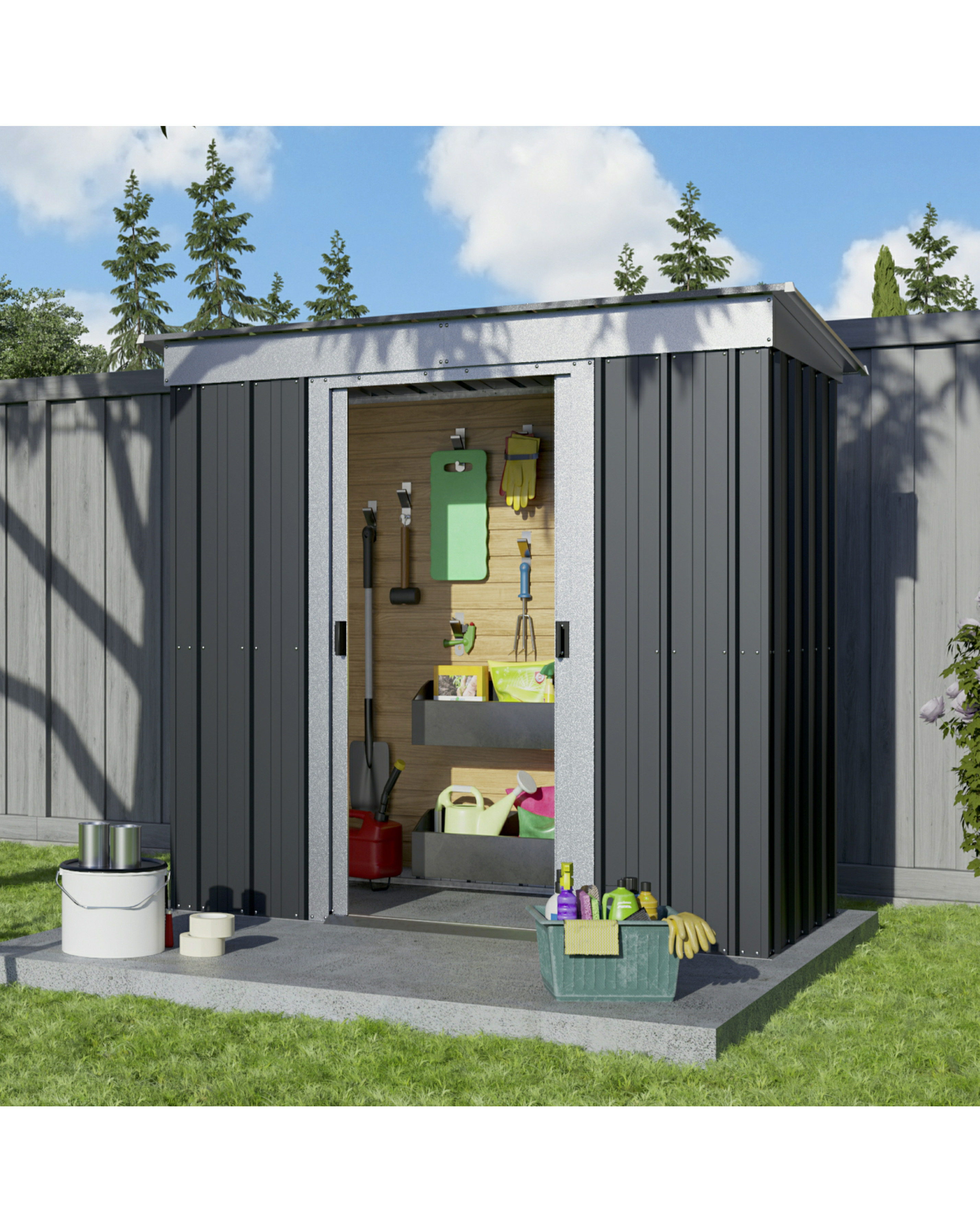 Yardmaster 6x4ft Castleton Shed